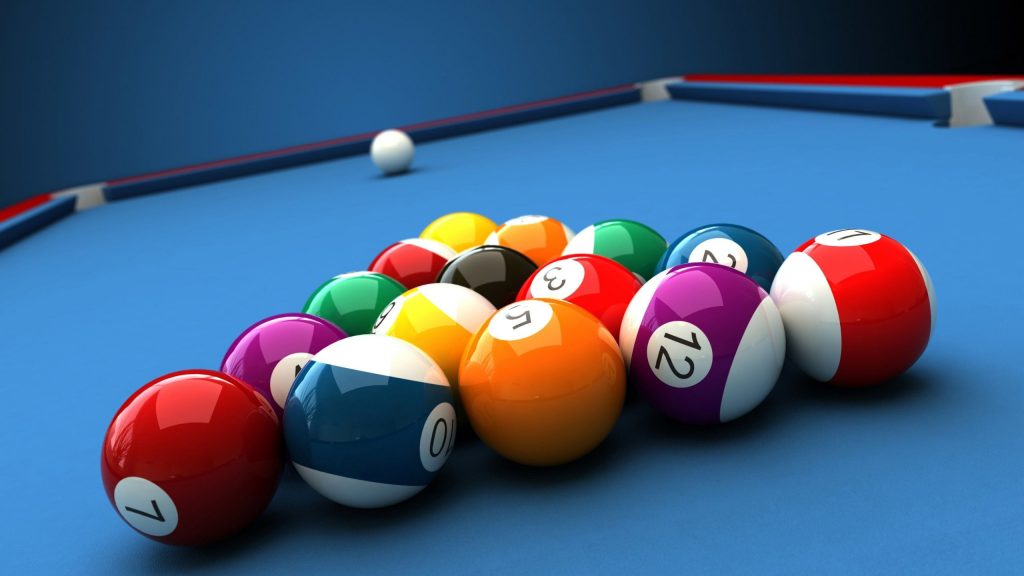 Artificial strung of Billard Balls - 8 Ball Pool