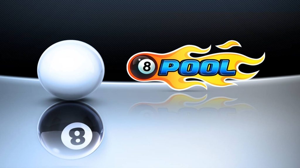 8 Ball Pool logo and White Ball's Shadow is Black