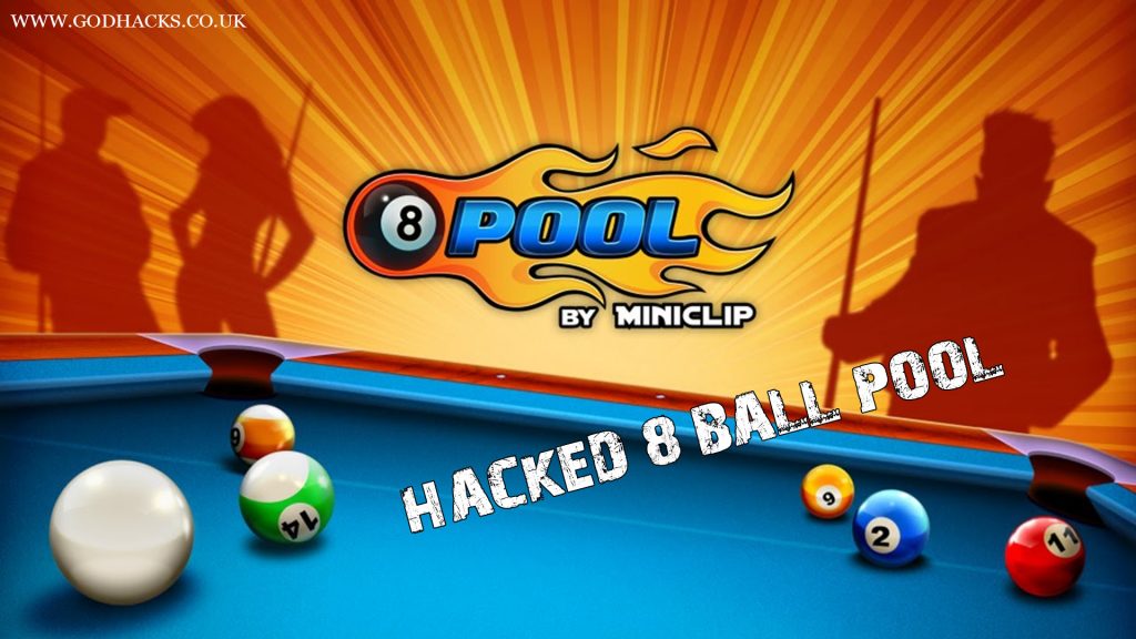 8 Ball Pool Logo and Environment of Billiard