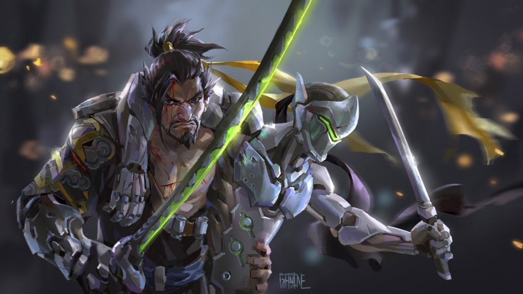 OverWatch Characters Helps to His Friend