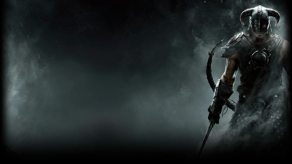 Skyrim Main Character keeps sword in his hand