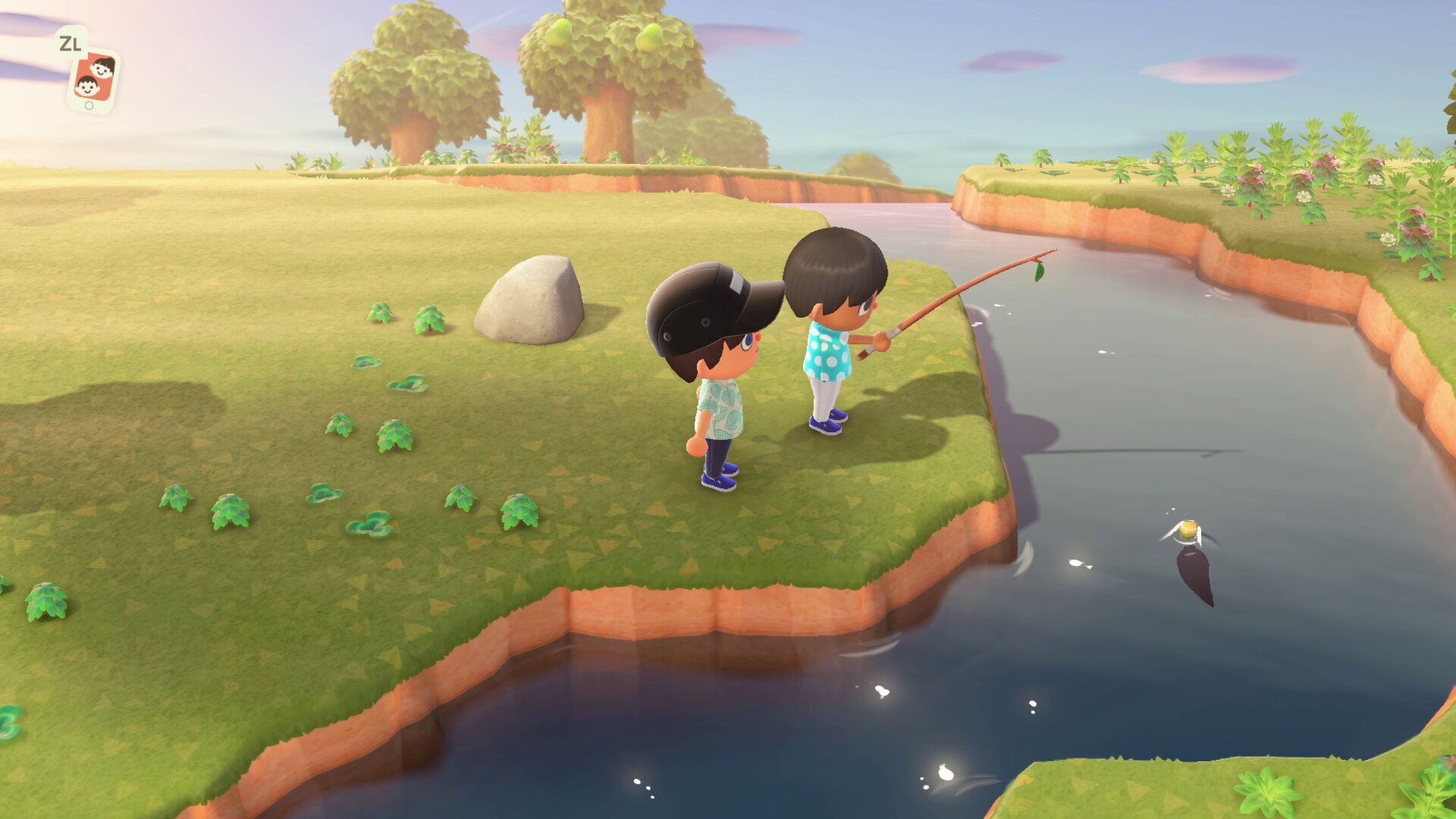 Animal Crossing New Horizons Fishing Friends